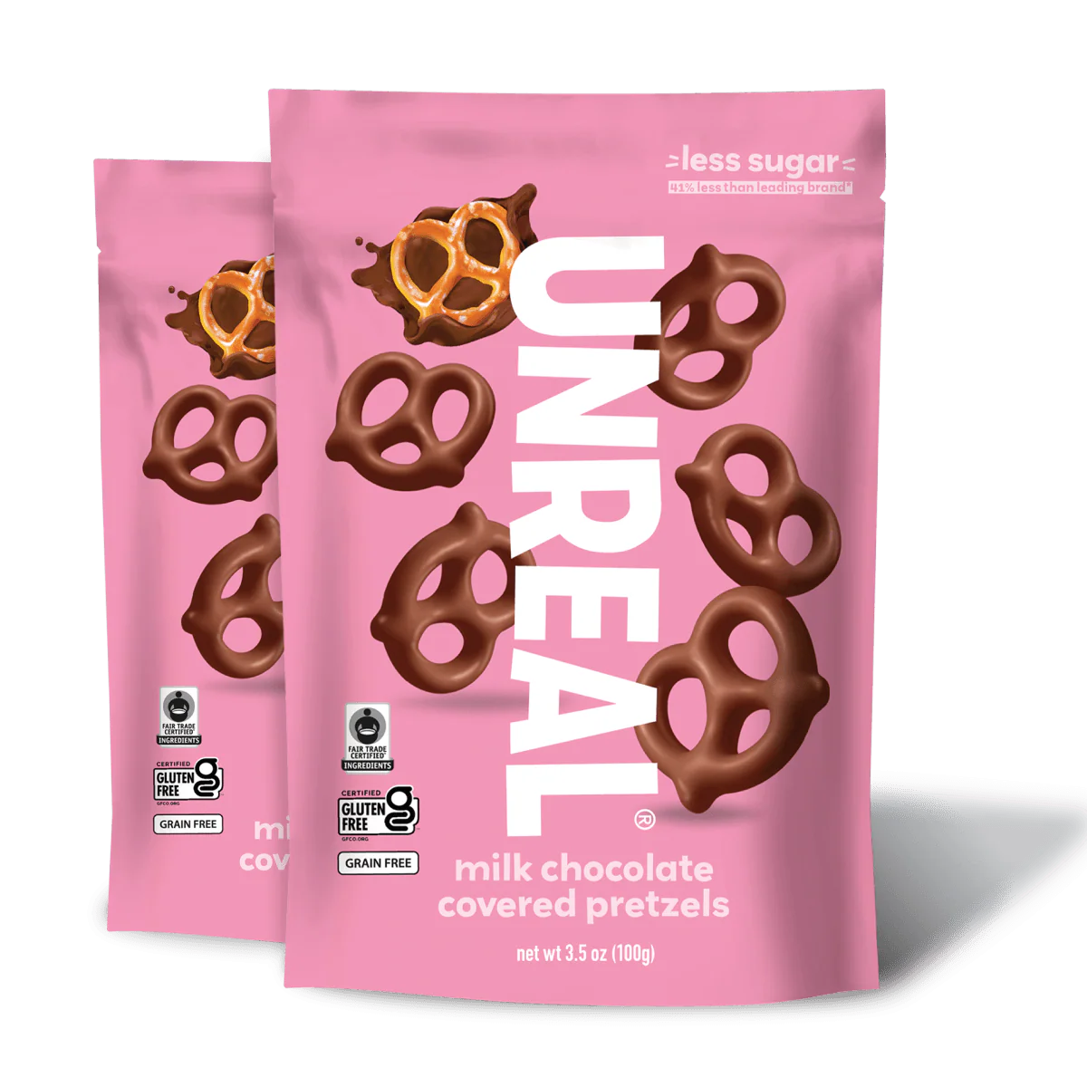 Milk chocolate covered pretzels - 2 bags - Image 2